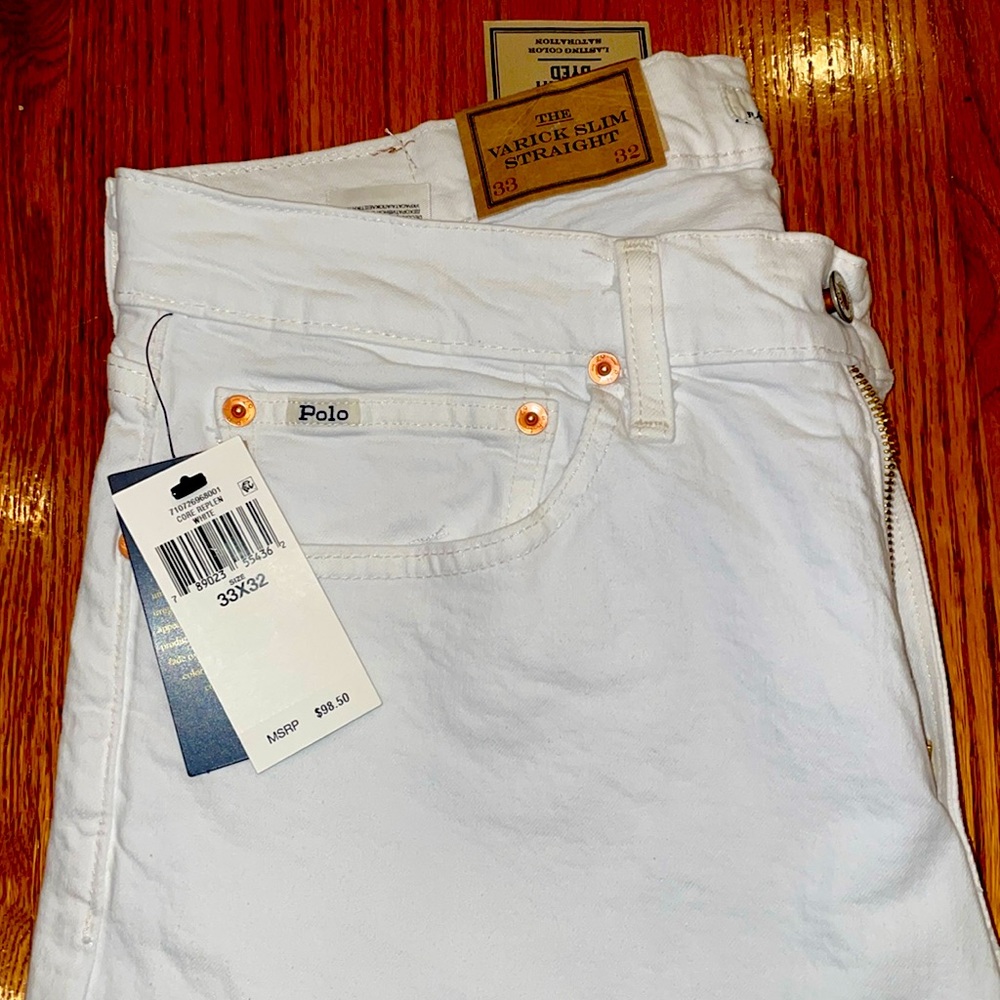 Polo Ralph Lauren WHITE DENIM JEANS